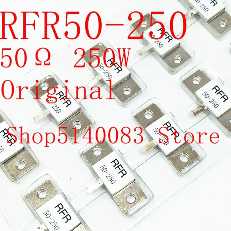 1 قطعة-10 قطعة 100% جديد عالية التردد المقاومة RFR50-250 RFR 50-250 RFR-50-250 50 أوم 250 واط الدمية تحميل المقاوم