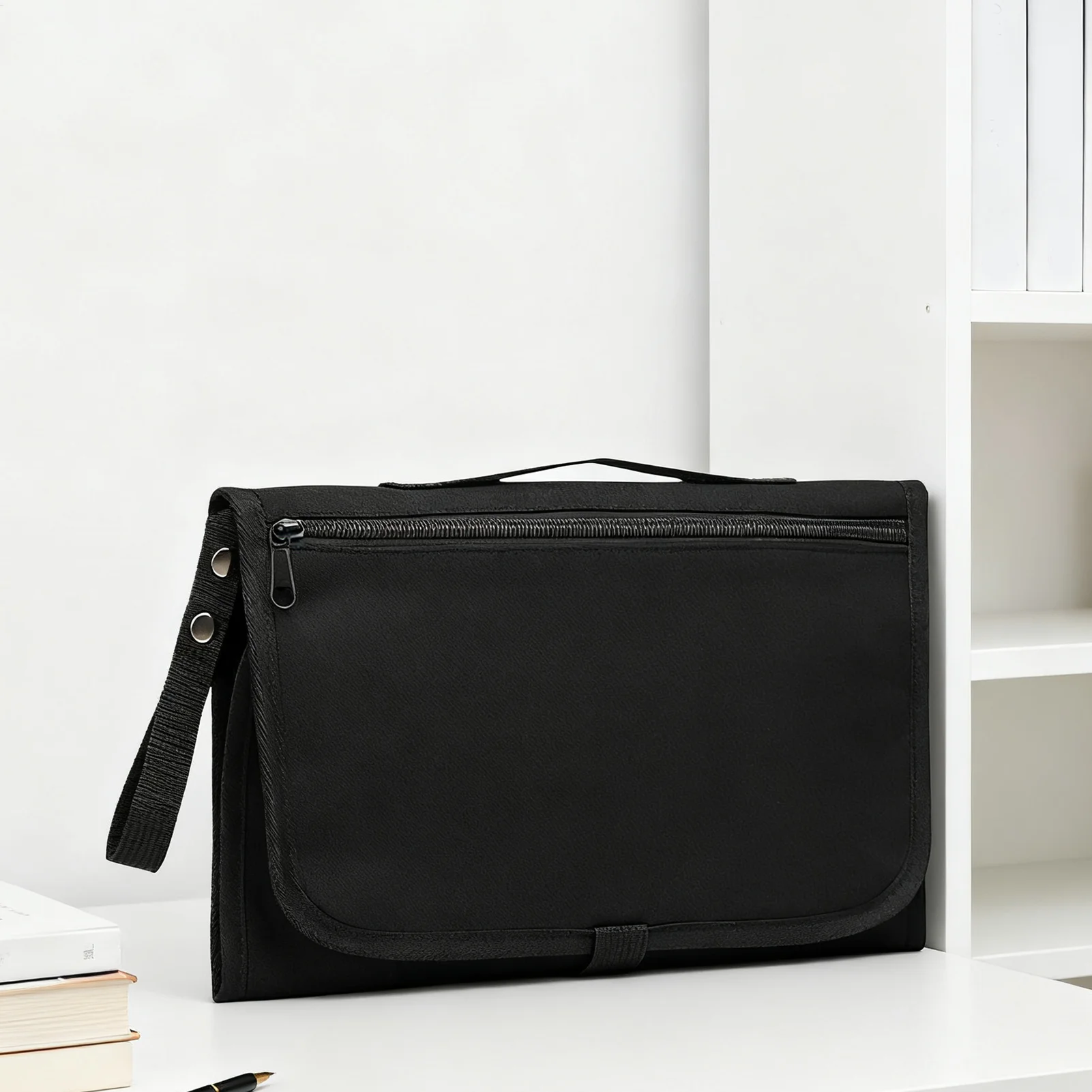 حقيبة حفاضات للنساء، منظم تخزين مقاوم للماء، حقيبة حفاضات الأطفال مع وسادة تغيير الحفاضات للاستخدام اليومي والسفر على الشاطئ والرحلات القصيرة للعائلة