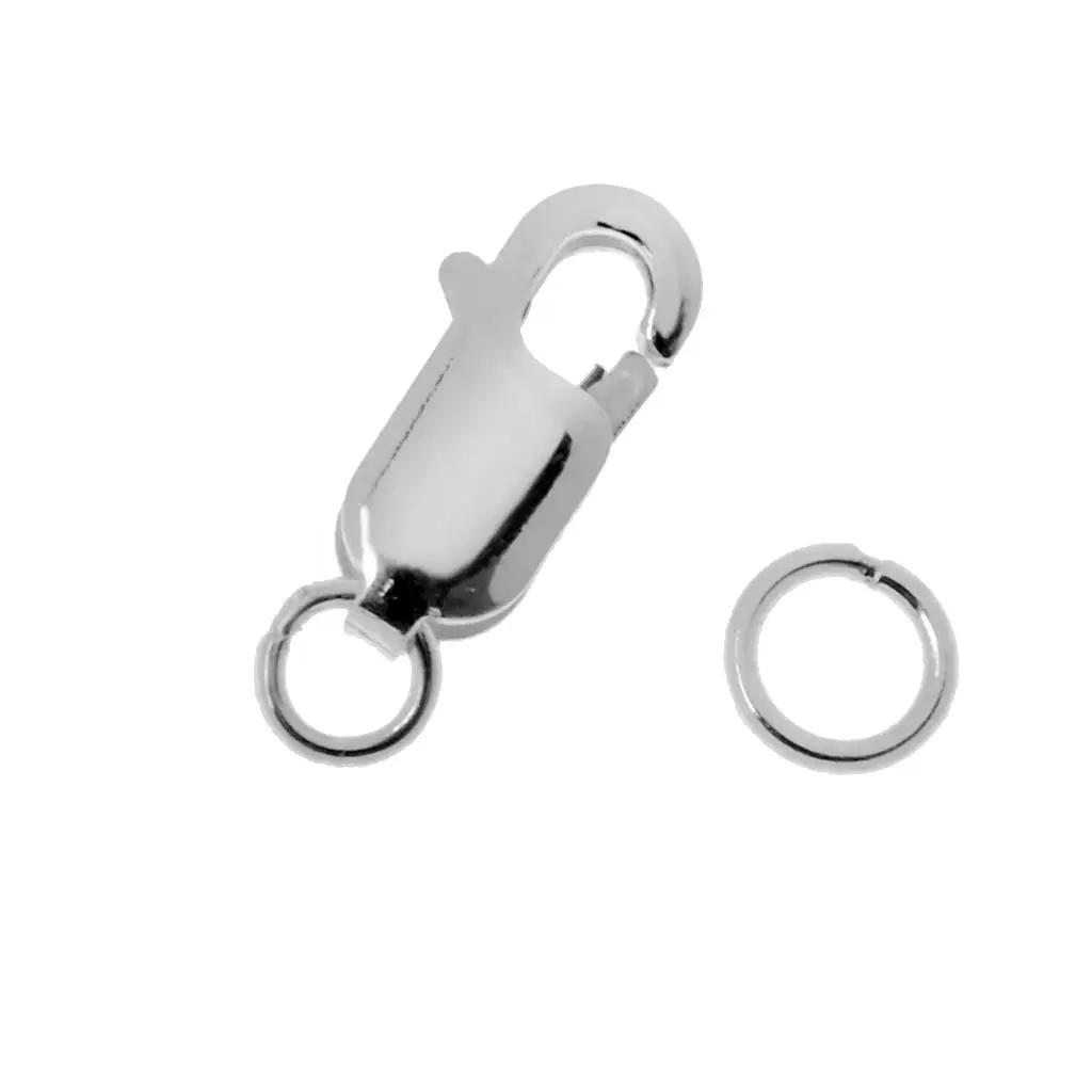 925 Sterling Silver Craft Lobster Clasps Necklace Bracelet Findings 12 14 8 mm