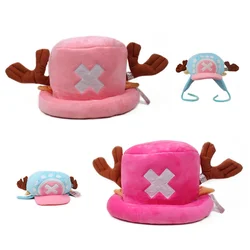 Anime Plush Cap Tony Cosplay Machete Plush Cotton Warm Winter Hat Cartoon Hatgirl Second Generation Chopper Hat Gift Party