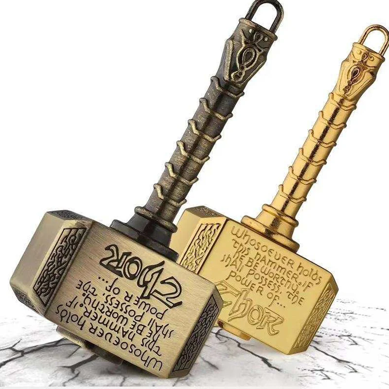 メタルフィジェットスピナーハンマーこまストレス不安ADHD緩和おもちゃティーンボーイズキッズ大人向けクリエイティブギフト