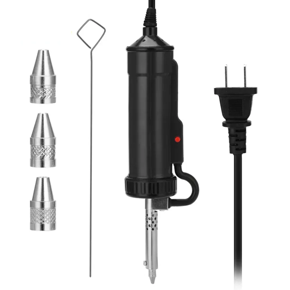 Imagem -05 - Vácuo Elétrico Sucker de Solda Portátil Desoldering Bomba de Sucção Ferro Gun Elétrica Tin Soldering Repair Tool Ac220v 30w