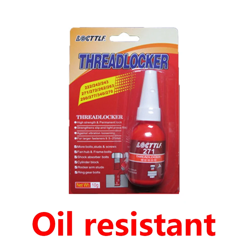 10ml Screw Fixing Adhesive High Strength Anti Loosening Metal Seal Anaerobic Adhesive Oil Resistant And Fast Curing Adhesive