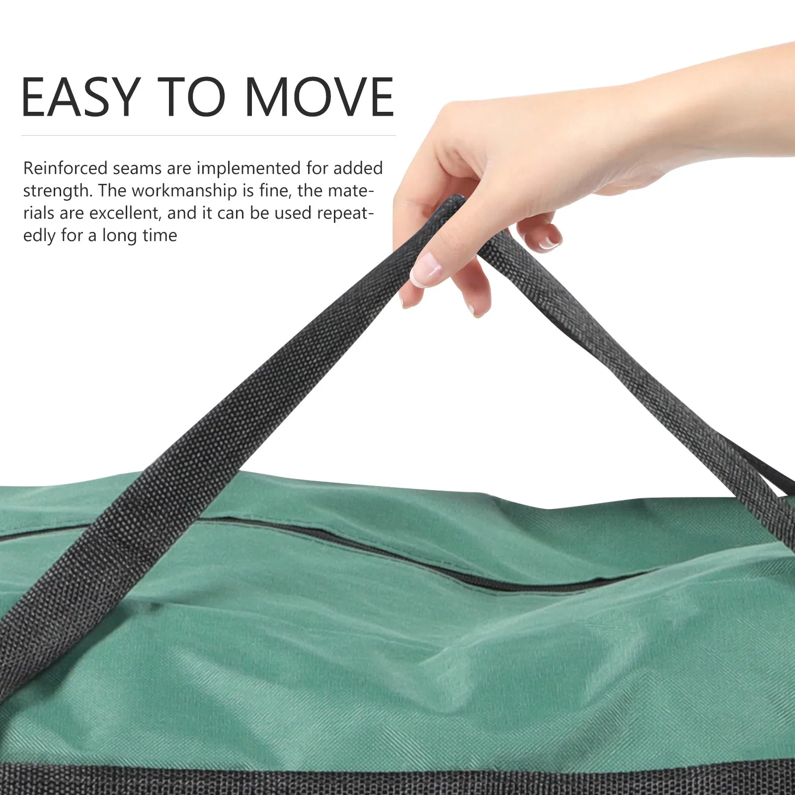 Large Capacity Moving Bag Oxford Cloth Heavy Duty Storage Bag for Travel Camping Clothes Organizer Quilt Comforter Storage view 2