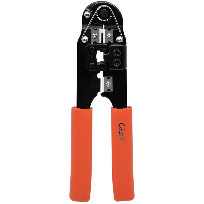 CNCOB Ethernet Cable Crimper Tool, Wire Stripper, Cutter,Crimp for Cat5, Cat5e, Cat6 Connectors