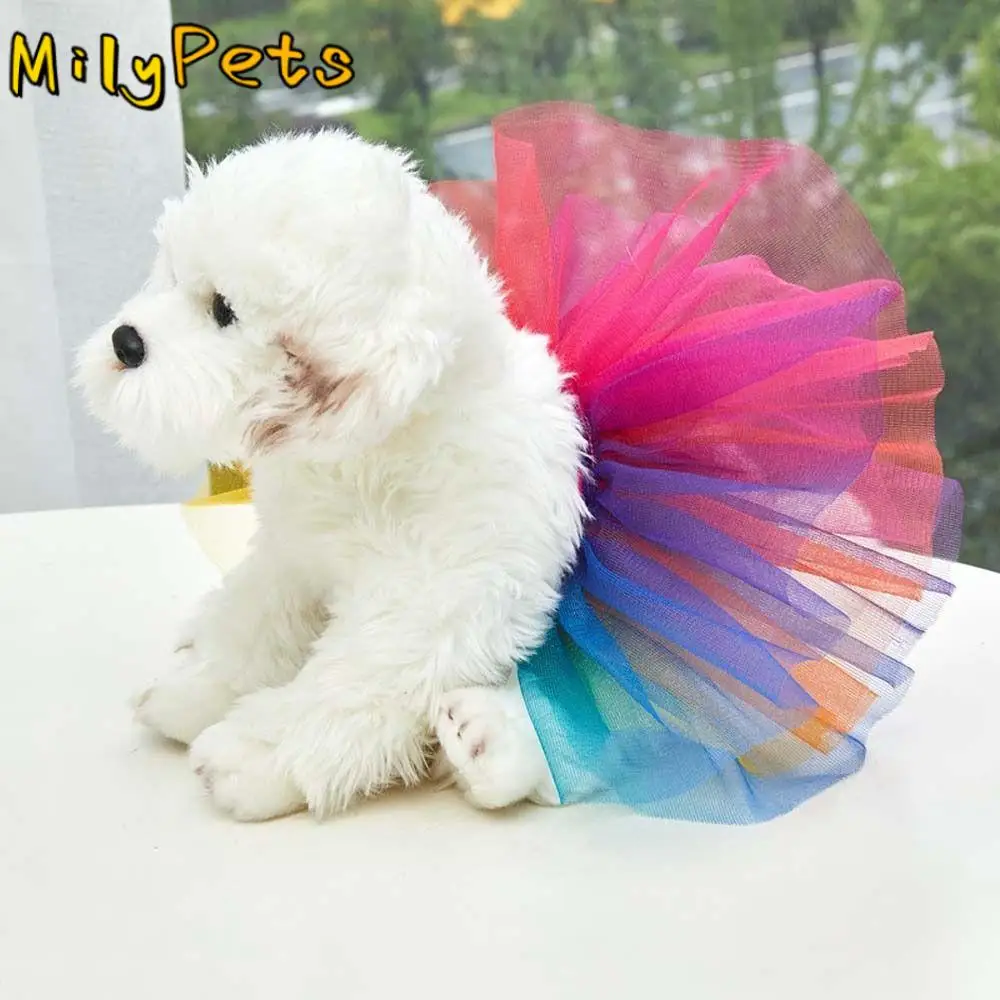 

Princess Dress Lace Teddy Schnauzer Puppy For Small Medium Dog Apparel Pet Supplies Dog Skirts Dog Dress Puppy Clothes