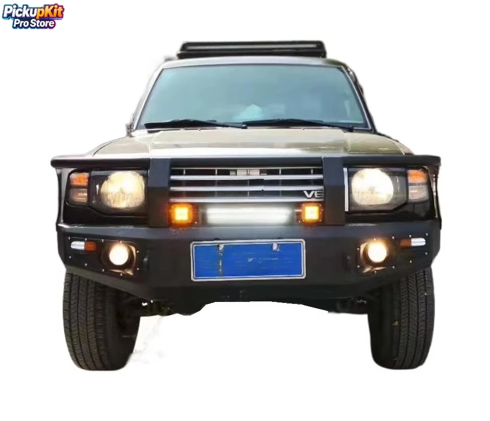 

Top-level Heavy-Duty Steel Front Bumper Bull Bar for Pajero V20 V30 V31