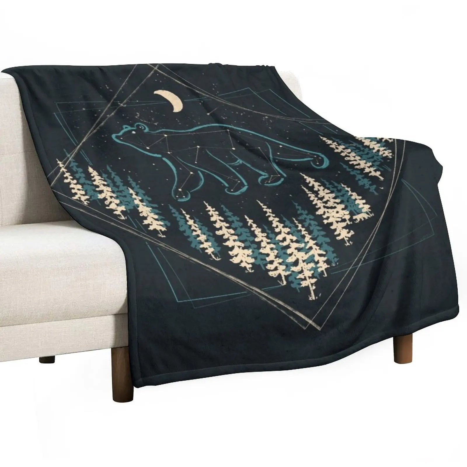 

The Heaven's Wild Bear Throw Blanket Polar blanket Hair Blanket Luxury St Blanket