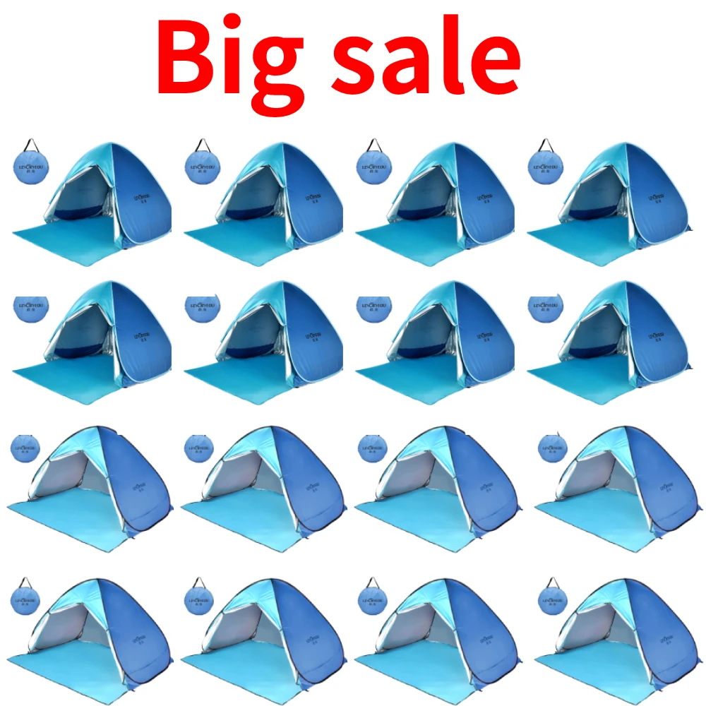 

Big sale 5/10pcs Outdoor Camping Tent Pop-up Fun-Play Tent Automatic Instant Tent UV Protection Tent Sun Shade Awning forCamping