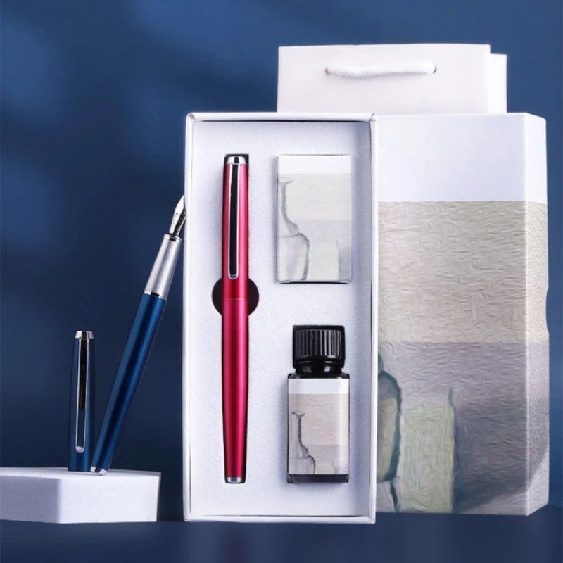 Pióro wieczne pochłaniaczem atramentu tłokiem. Pióro wieczne dla kobiet. Mężczyzna D0UA