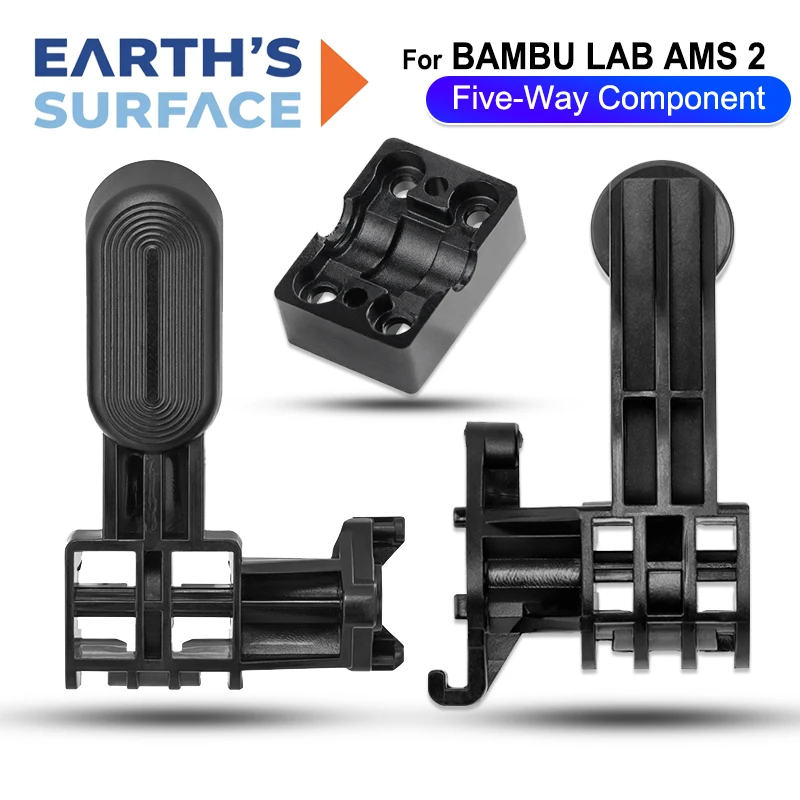 

3D Printer Parts for Bambu Lab AMS1 AMS2 Five-Way Component Internal Hub Unit Wear Resistant Spring Push Rol for Bambu Lab AMS