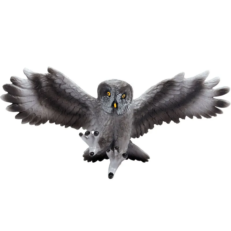 Children's solid static simulation of wild animals and birds model Birds, eagles, owls, hand toys