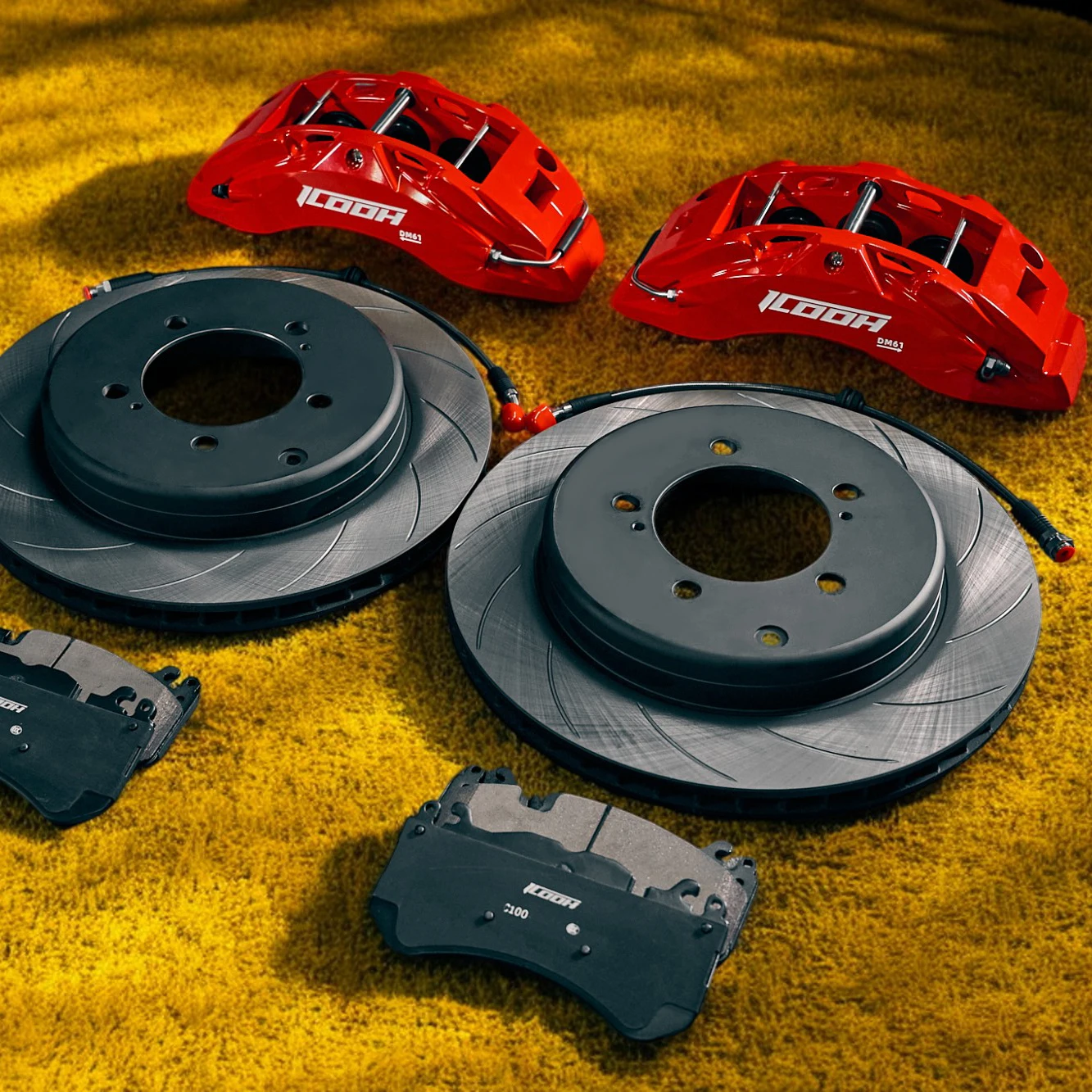 

ICOOH High Quality 6-piston brake caliper kit fits for Chevrolet Tahoe GMT900 2007-2014