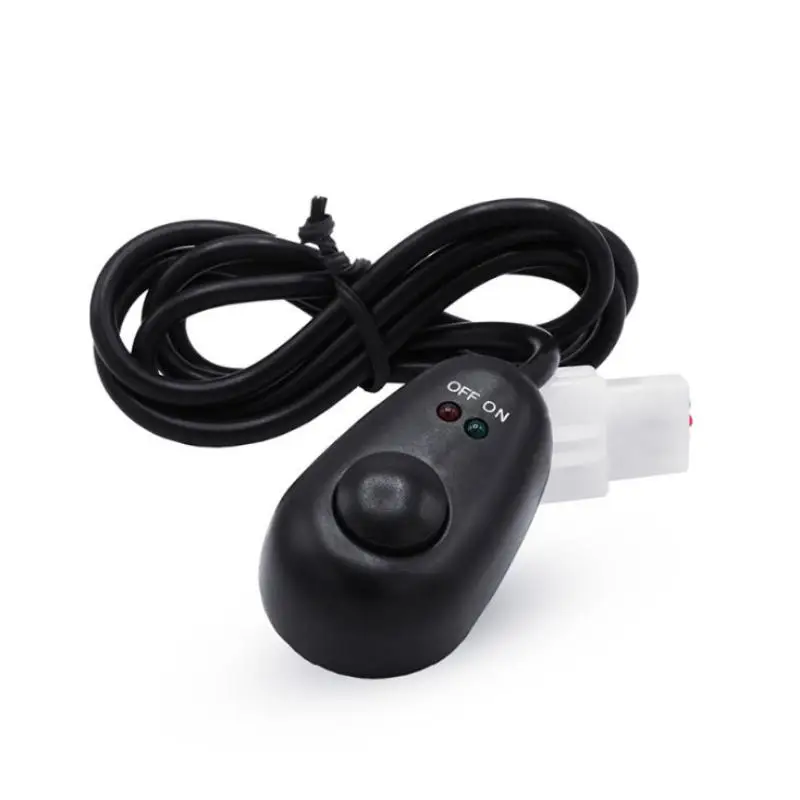 Push Button Switch 12V Water Drop Shape On Off Toggle with Red Green LED Indicator Lights Waterproof Electrical Control Panel fo