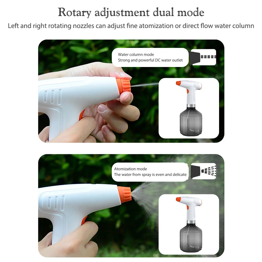 Elektryczna butelka z rozpylaczem roślinnym o pojemności 900 ml 360°Automatyczna maszyna do podlewania Fogger USB Elektryczny opryskiwacz do