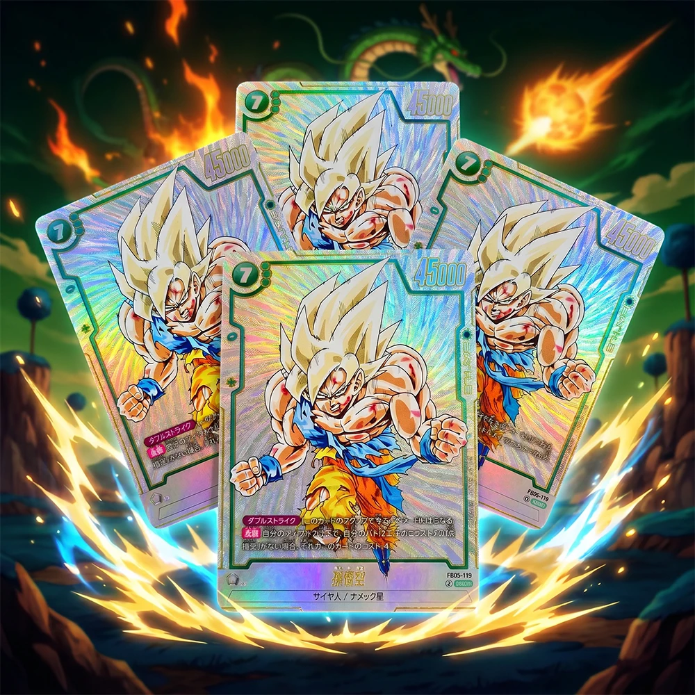 Dragon Ball Super Card Game Fusion World FB05-119 SCR Parallel Japanese Manga Booster 01 Refractive Color Flash Holographic