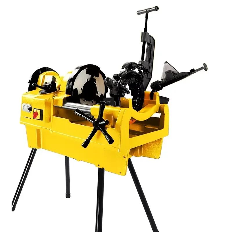 Electric Induction Motor Threader for Threads Universal Dies Oil System