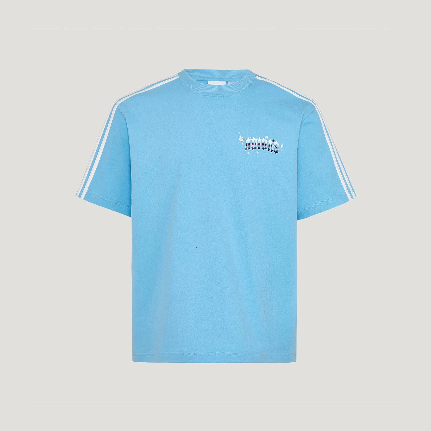 Adidas Authentic Three Leaves Men's Women's Round Neck Pullover Breathable Casual Short Sleeve KT6376