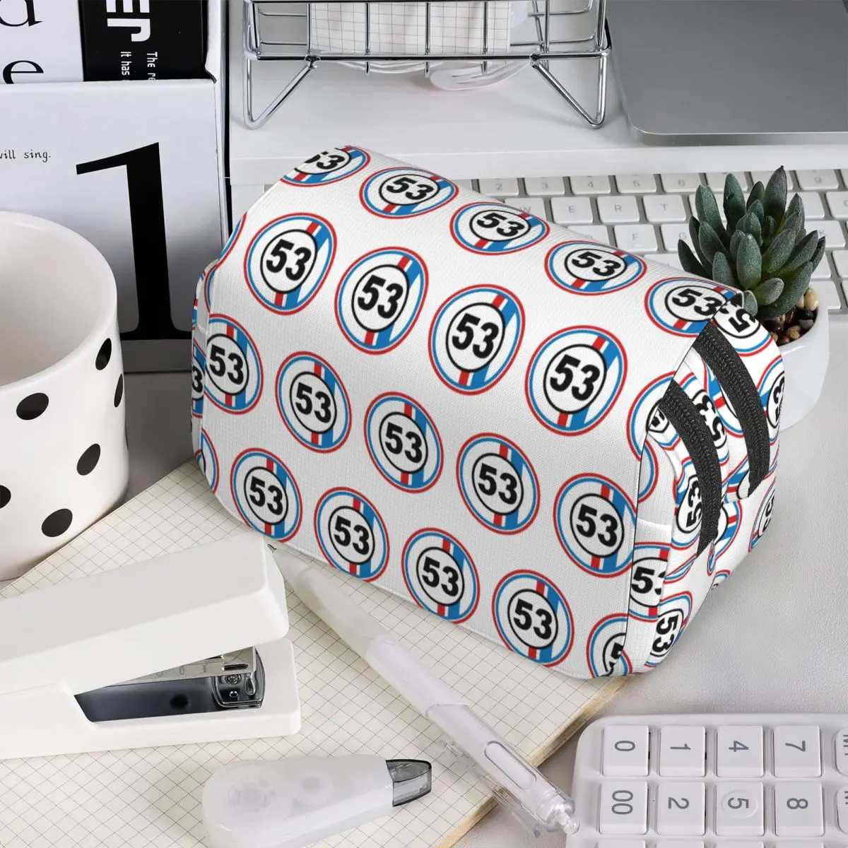 Herbie Cnumber 53 The Love Bug No Pencil Case for Boys Girls Gifts Pen Box Pencil Bag Stationery Supplies Pen Holder Bag