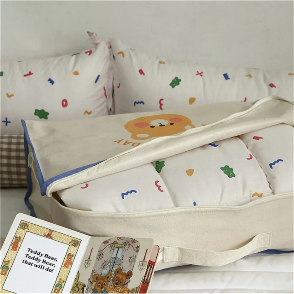 Kindergarten Quilt Storage Bag Cute Home Children Loaded Luggage Moving Packing Bag Portable Clothing Organization Bag