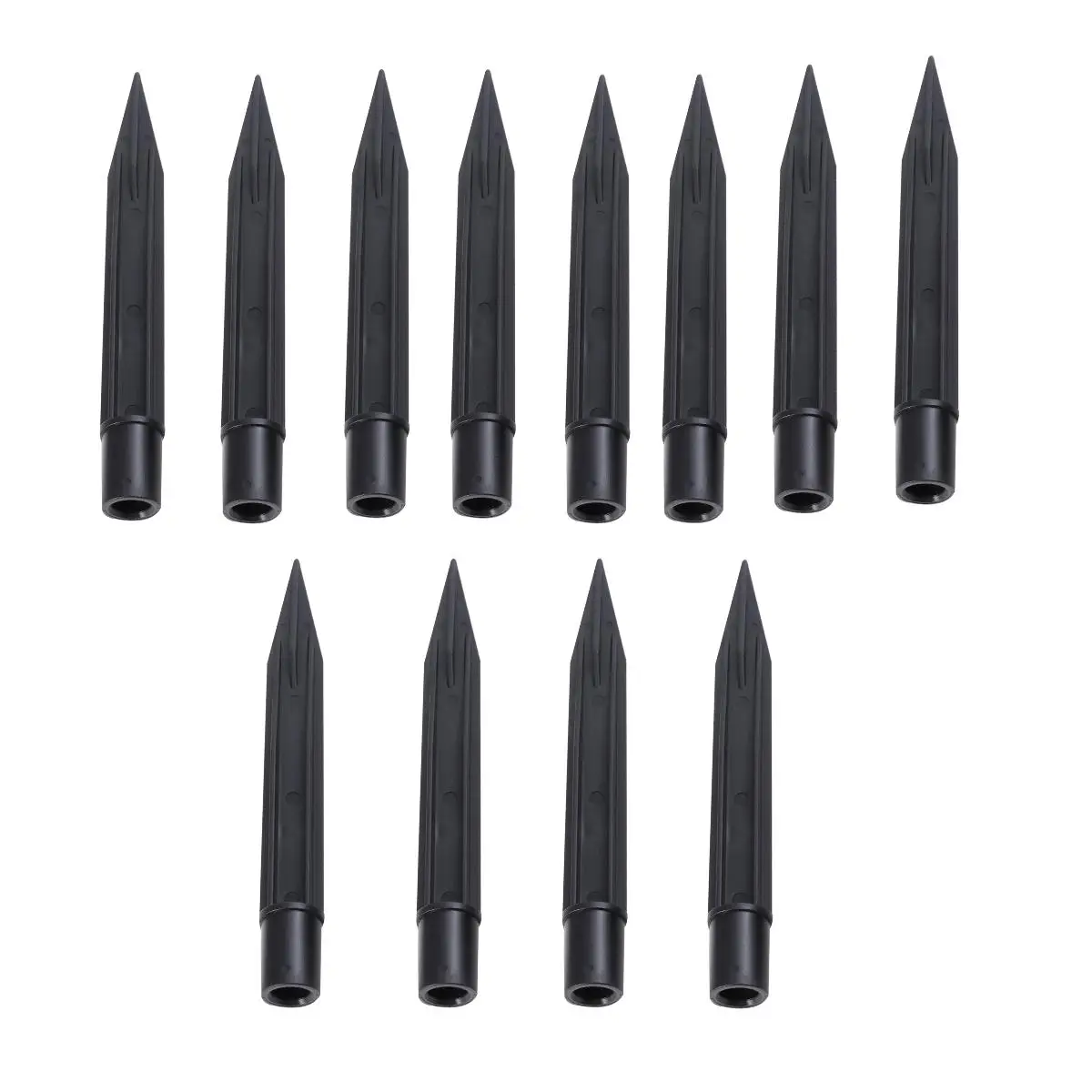

12 Pcs Lawn Lamp Floor Cone Landscape Spike Ground Plug Holder Spikes Dedicated Plastic Durable Anti Corrosion Lightweight