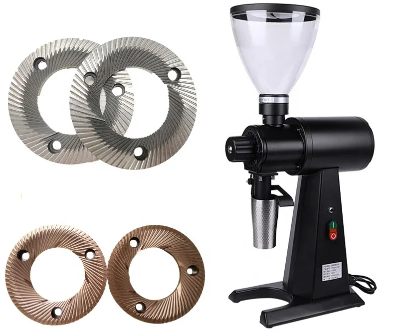 Automatic 98mm single dose titanium espresso flat burrs large commercial electric coffee grinder