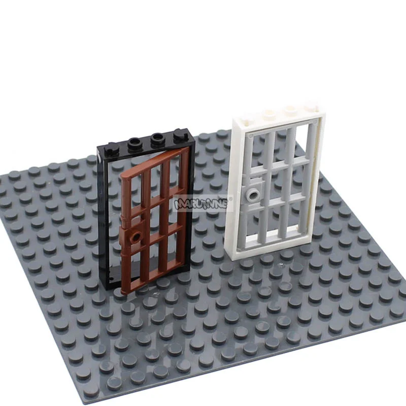 Marumine MOC Building Bricks cella di prigione 1x4x6 telaio della porta parti del modello 60621 60596 giocattolo classico accessori per l'illuminazione fai da te regalo