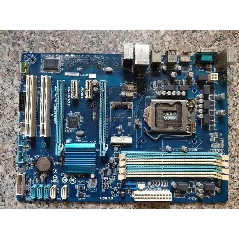 Intel Z77 ATX Desktop Motherboard LGA1155 Socket DDR3 Max 32GB RAM, Fully 100% Tested Working