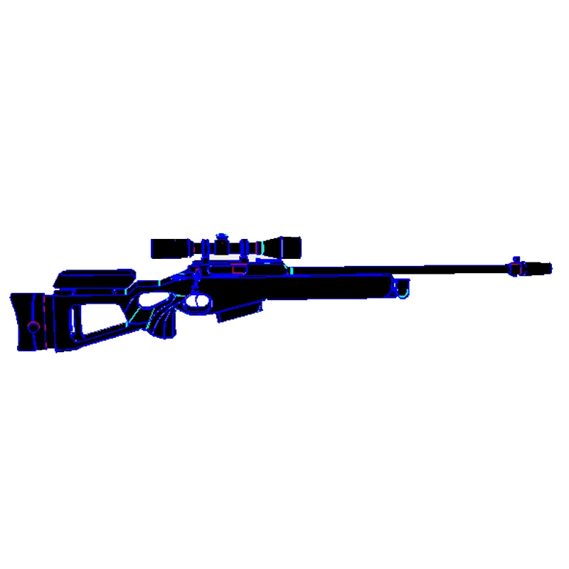 

SV98 Gun 3D Paper Model DIY Puzzle Manual Papercrafts Toy