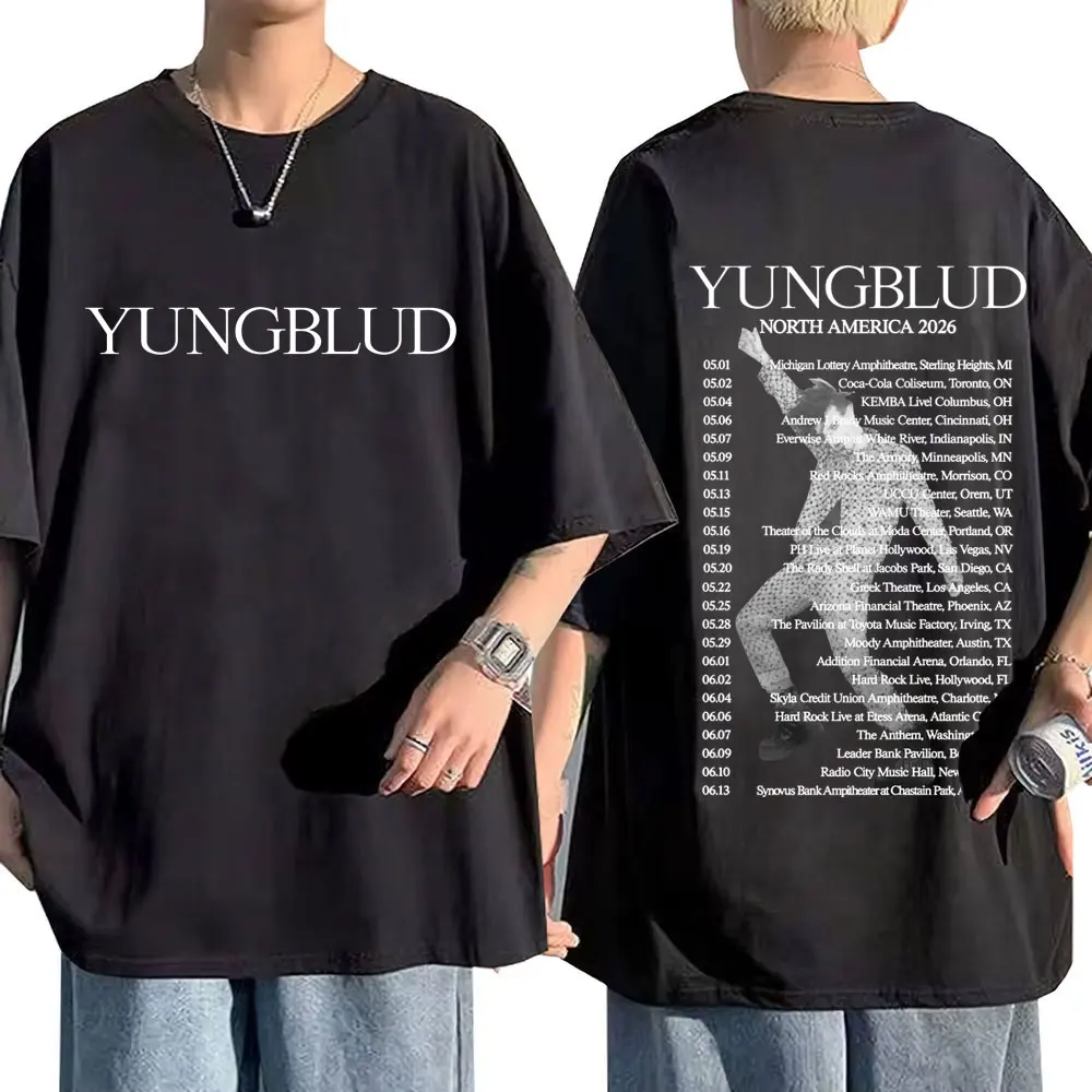 

Hot Rock Singer Yungblud Tour 2026 Zipper Hoodie Men Women Retro Fashion Streetwear Male Vintage Oversized Zip Up Jacket Coat