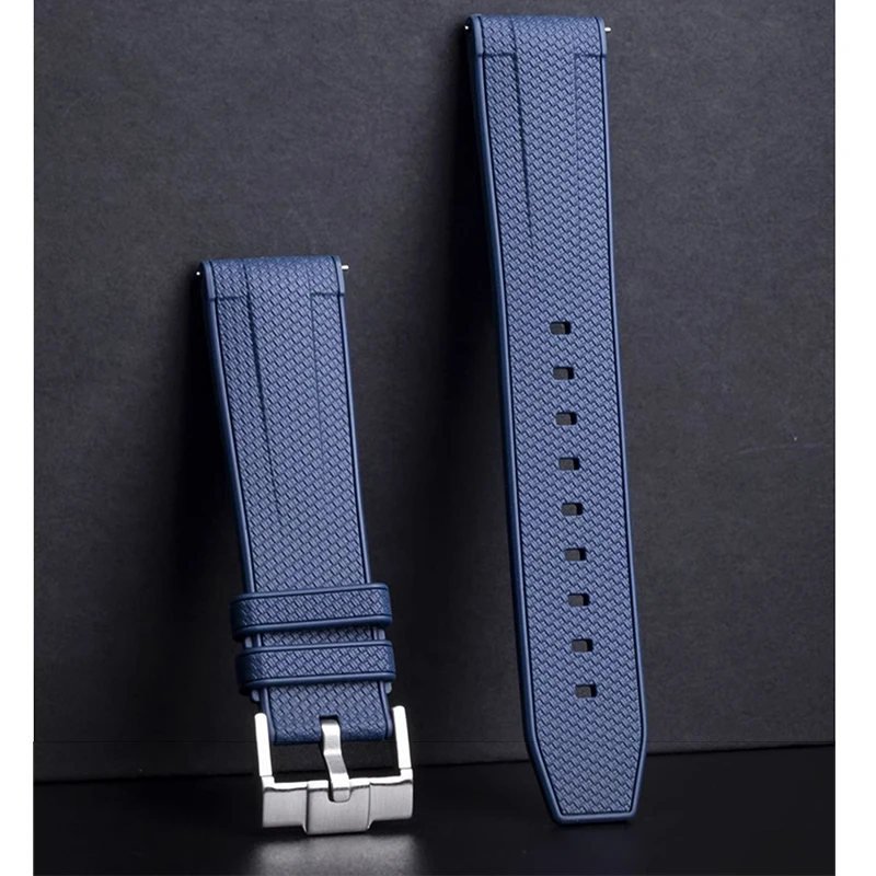 السائل حزام ساعة سيليكون 20 مللي متر 22 مللي متر ل أوميغا x سواتش MoonSwatch الإفراج السريع الرجال المنسوجة العالمي استبدال الفرقة سوار