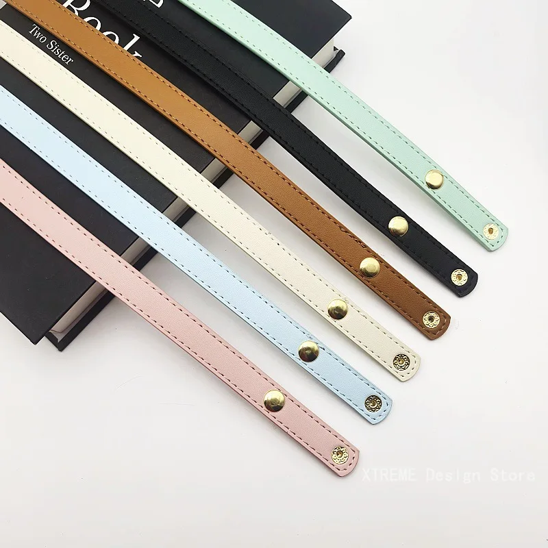 60 سنتيمتر بولي PU حقائب جلدية مقبض استبدال حزام مع زر حقيبة يد مقابض DIY بها بنفسك الحرفية صنع حقيبة انفصال حقيبة الملحقات