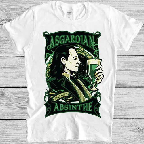 Asgardian Absinthe  T Shirt Retro Funny Cool Gift Tee   Unisex T-shirts for Men Women Summer  vintage