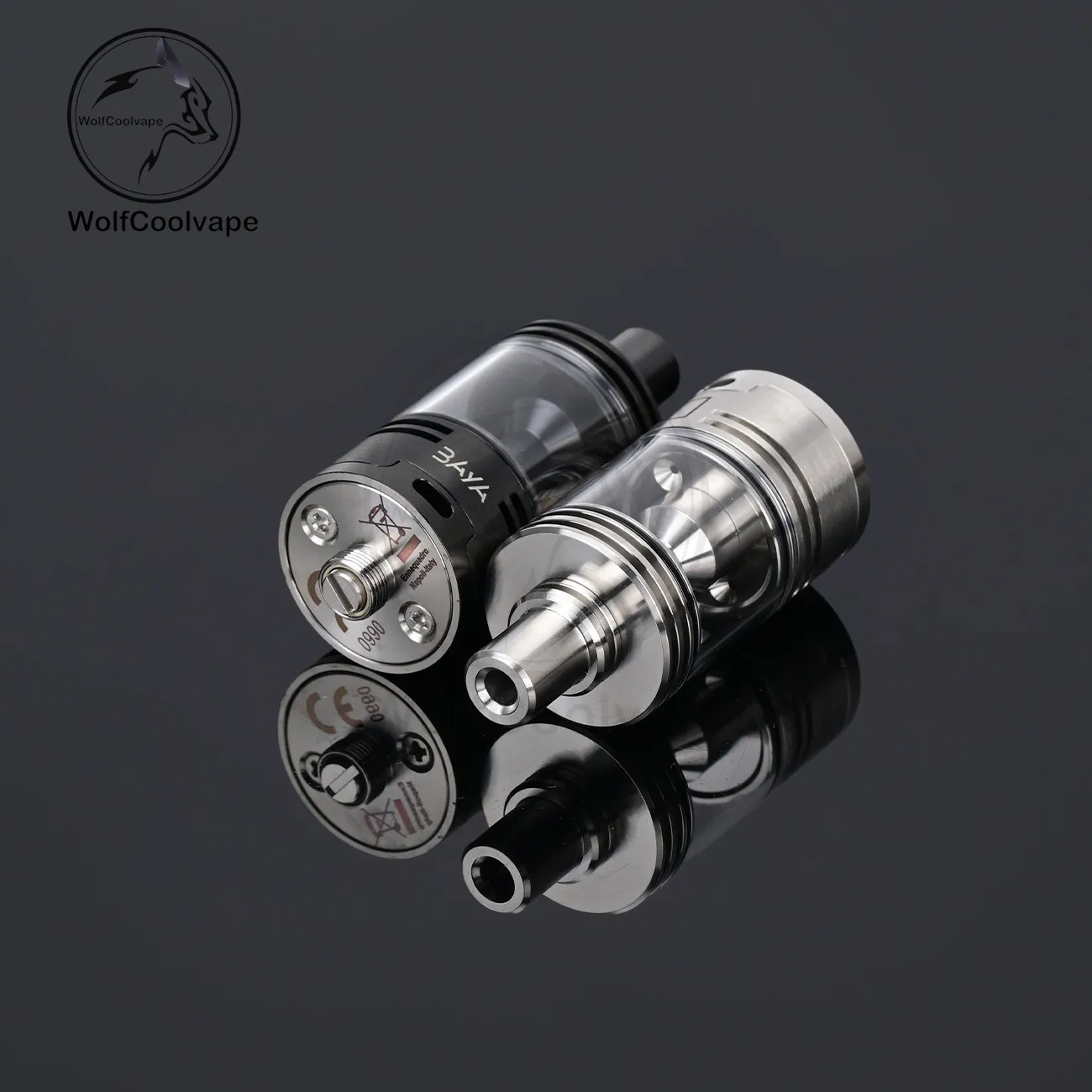 

Wolfcoolvape Baya Style RTA Rebuildable Tank Atomizer with Side-Air Chamber, 4.2ml Capacity, Multiple Air Pin Sizes, 22mm