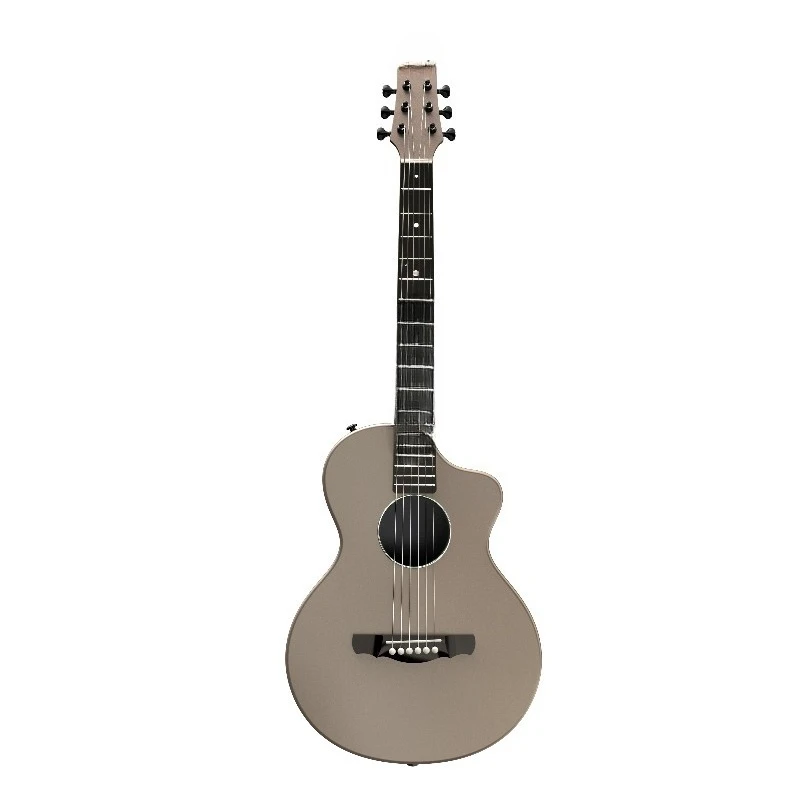 

38 Inch Carbon Composite Acoustic Guitar 6 Steel Strings-Ultra Lightweight Durable Matte Finish Ebony Fingerboard for