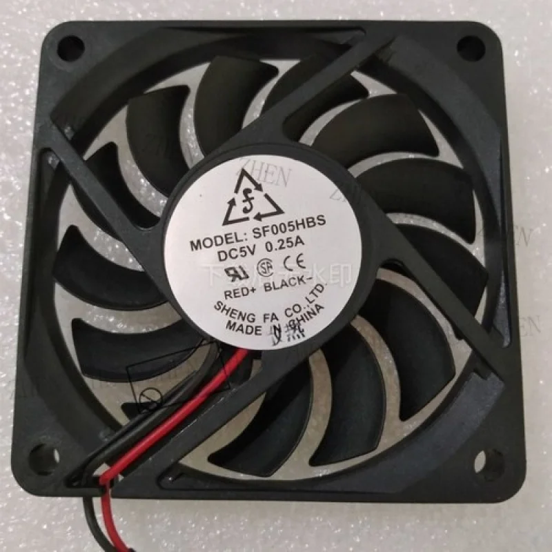 

1 шт. Новый вентилятор охлаждения SF005HBS DC5V 0.25A 7010 7 см, 2-проводной