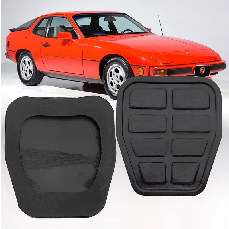 Cubierta de Pedal de embrague de freno, almohadilla de goma para VW Audi Porsche 924 944 4000 Jetta, 2 uds.