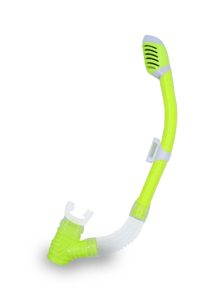 

KINSUNFOOK Dry Snorkel Youth, Scuba Diving with Splash Guard and Top Valve, Freediving Snorkeling Swimming Snorkel for Youth