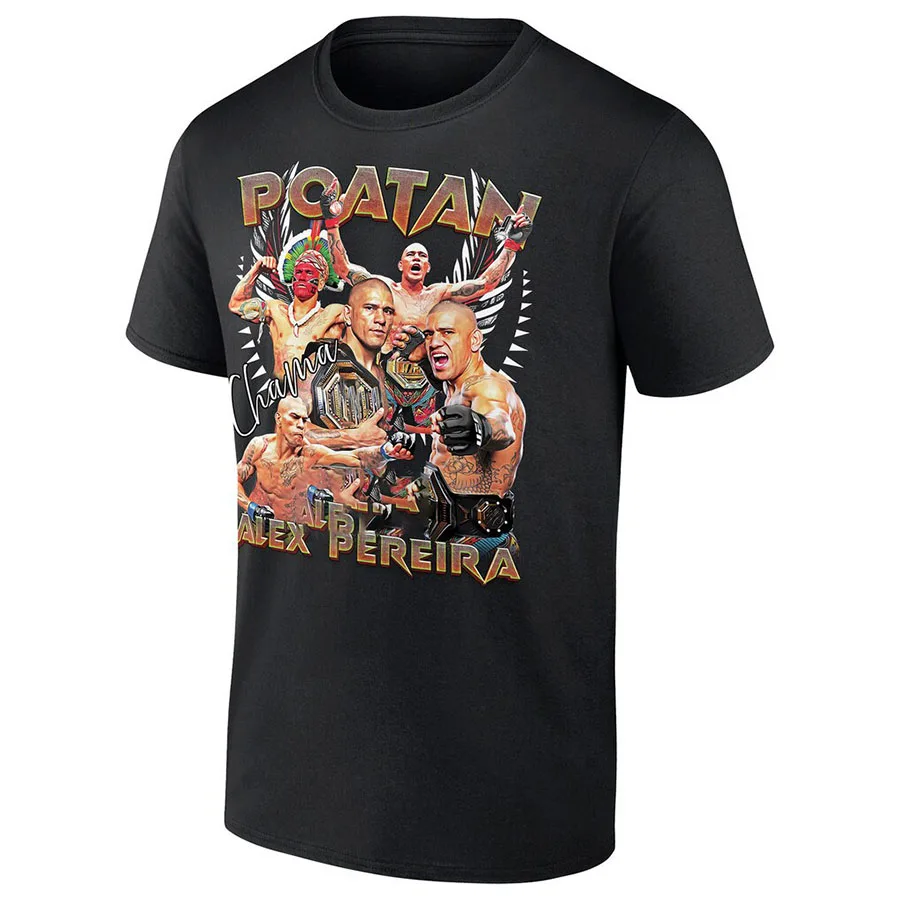 

Мужская черная футболка Alex Pereira Quasar простого и стильного дизайна, свободная и дышащая, подходит для занятий спортом на открытом воздухе