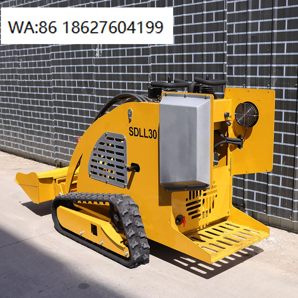 Aftermarket spare parts CE Certified Mini Skid Steer Loader Farm Winter Snow Removal Equipment, in stock fast shipping construct