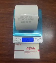 Capacitor ressonante DAWNCAP DTR 0,1 UF 3000VAC 80A 92*55MM M6