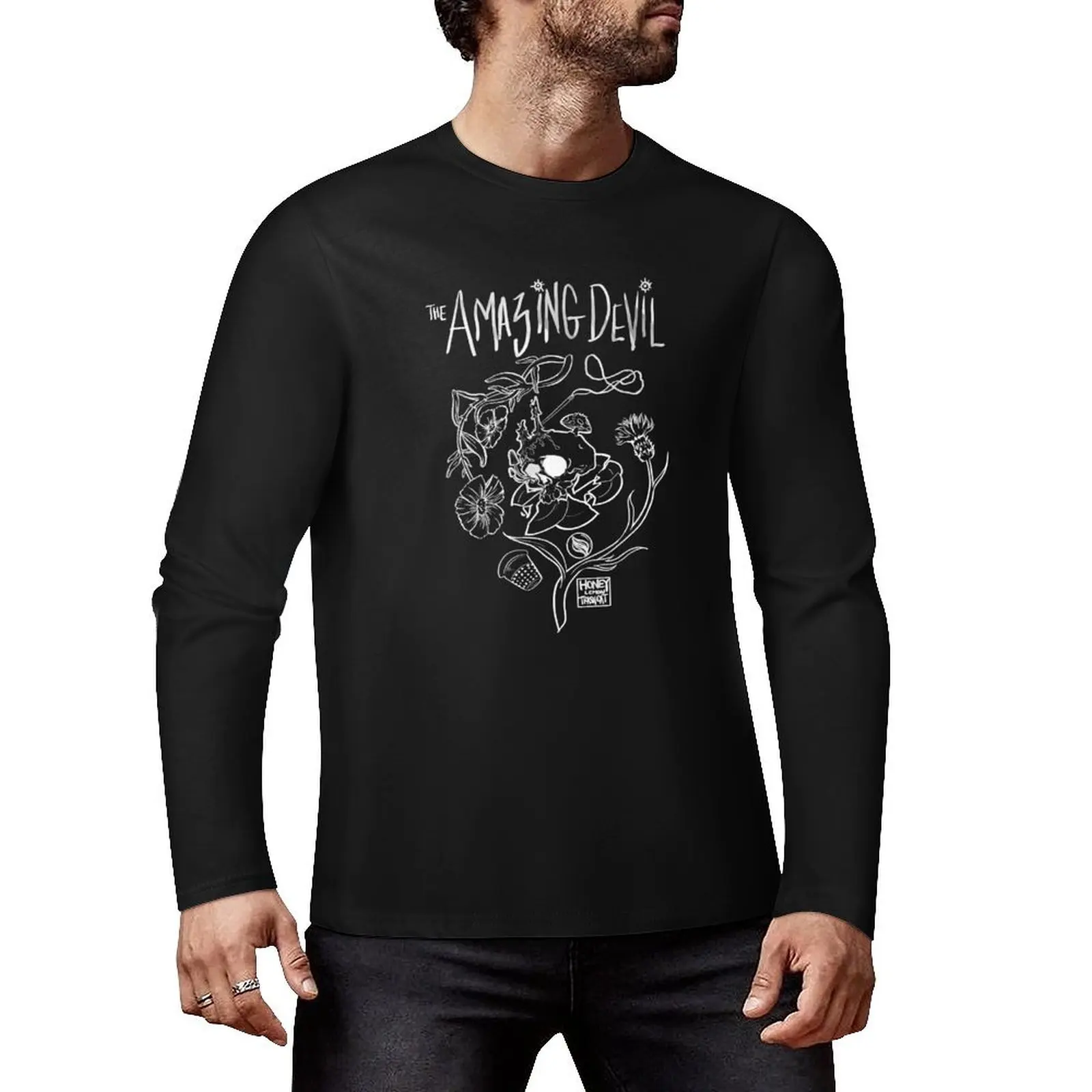 The Horror and The Wild Long T-Shirt plain t-shirt blank t shirts men clothing