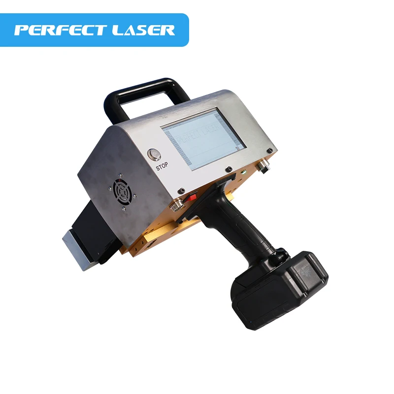 

Perfect Laser Depth Mark Security Markings 100000 Number Dot Peen Pneumatic Marking Engraving Machine With Battery For Nameplate