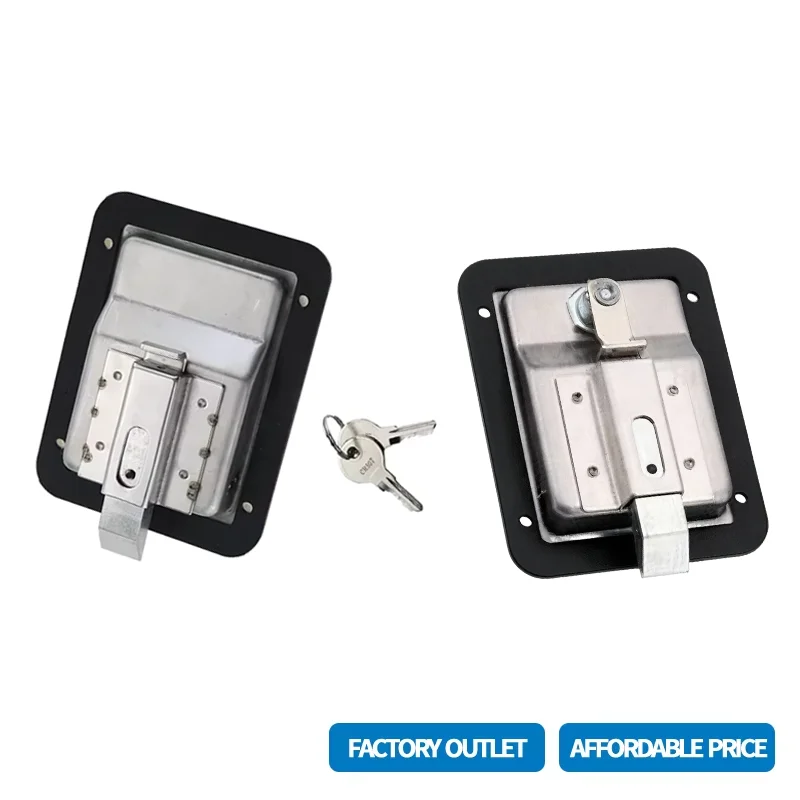 

Panel Lock 304 Stainless Steel Engine Hood Toolbox Industrial Machinery Embedded Container Flat Box Lock