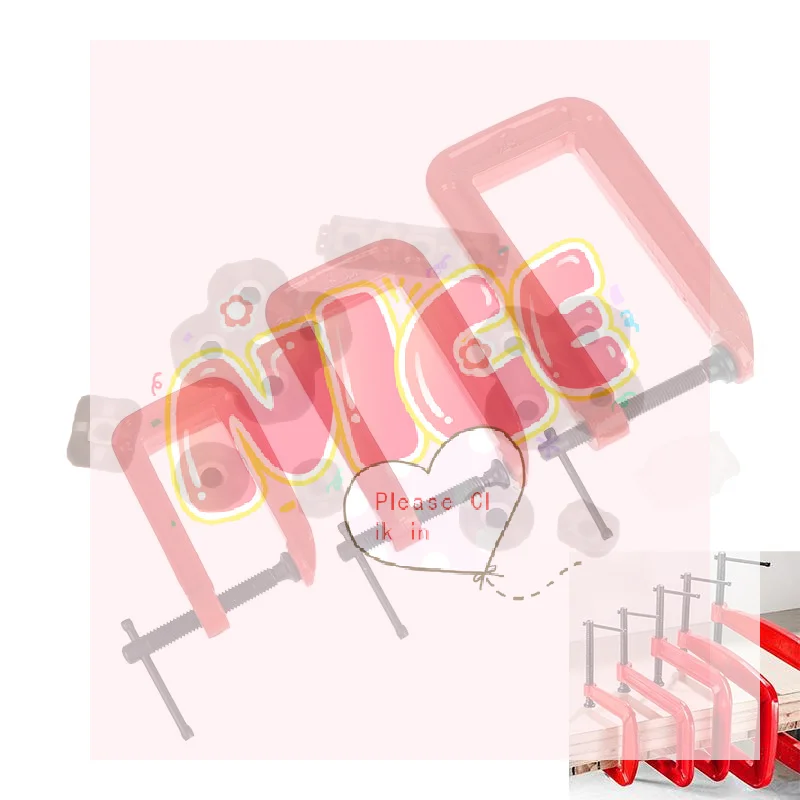 G Clamp Deep Reach C Clamp 1/1.5/2 Inch C-Clamp Heavy Duty Steel C Clamp Industrial Strength C Clamps For Woodworking Welding