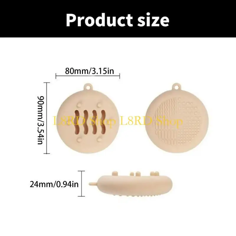 L8rd Make -up Schwämme Halter Silikon Schönheit Schwämme Hülle Storage Box Make -up Puff -Blenders Container Pulver Puff