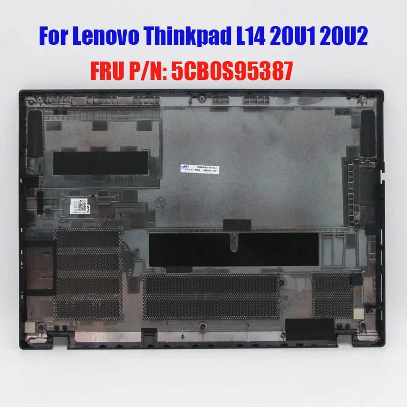 

New D Cover For Lenovo Thinkpad L14 Lower Bottom Base Case Cover 5CB0S95387 Original