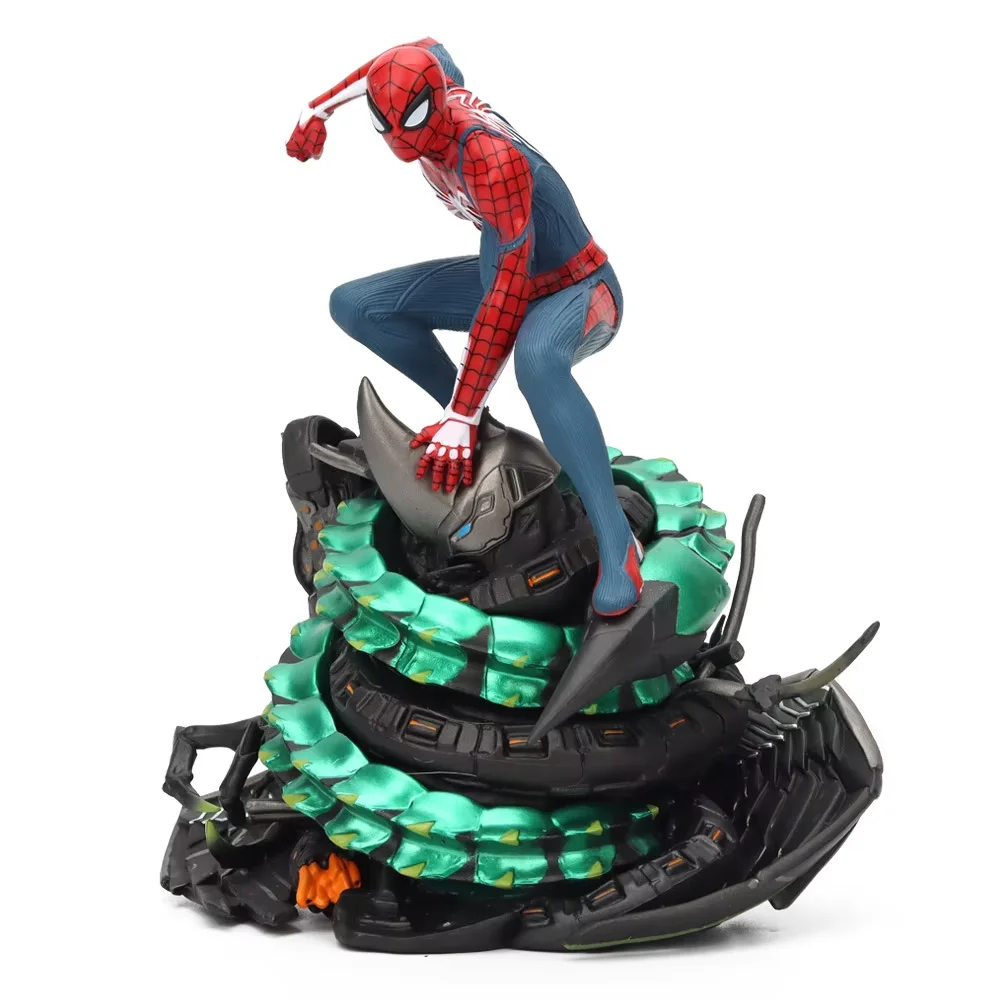 

19cm Marvel PS4 Edition Collectible Toys Spiderman Figure Statue