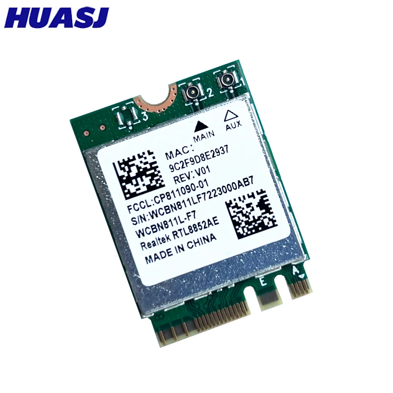 RTL8852AE RTL8852 Wifi 6 2.4G 5G 802.11AC/AX Wireless Module  MU-MIMO Network Card Bluetooth 5.2 for Win 10/11