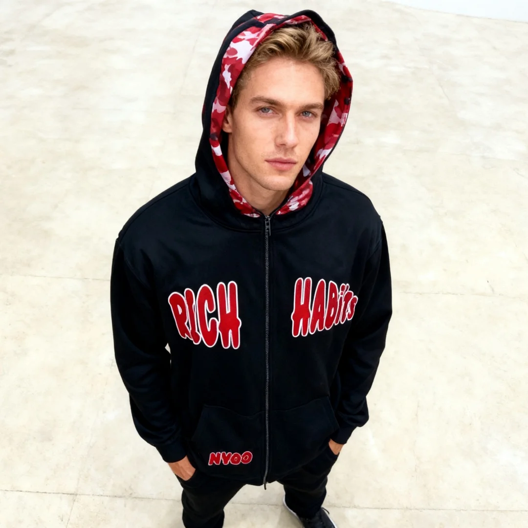 Sweat à capuche coupe ample pour couple, style de rue, sweat-shirt à la mode imprimé avec motif de lettres pour tenues assorties